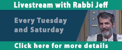 Main Page #5 Livestream with Rabbi Jeff